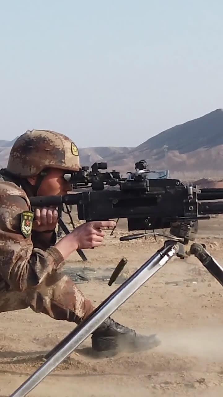 重机枪射击火爆来袭,让人热血沸腾!喀喇昆仑卫士