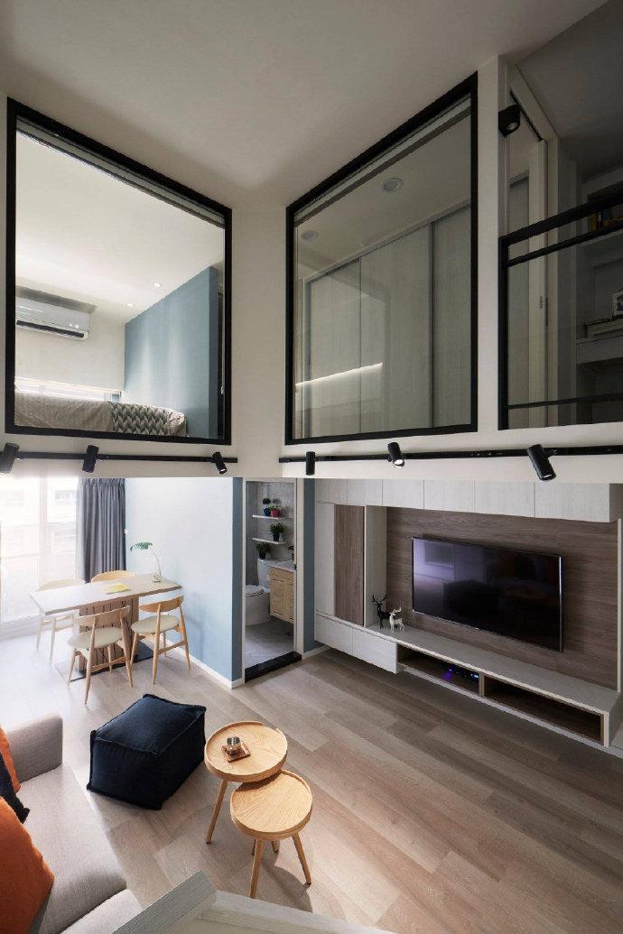 小户型loft设计,质朴温馨的北欧风