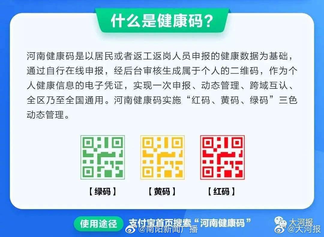 一码通全国!河南"健康码"与全国31个省份互认