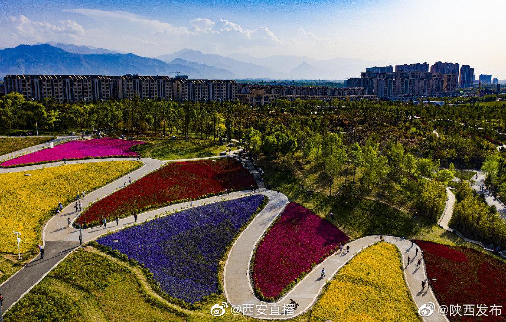 西安城南又添"绿肺" 长安公园预计4月中旬免费开放