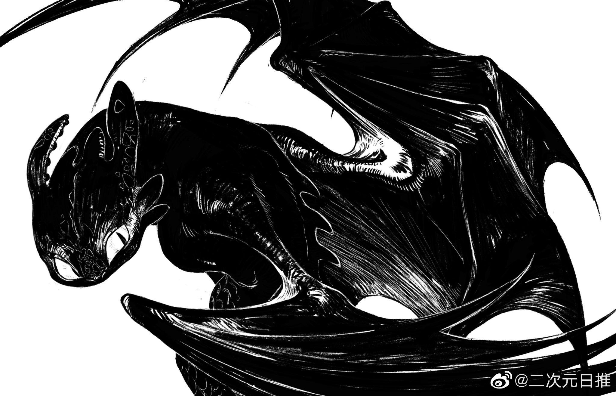 这是被毒液附身对无牙仔 好萌呀 ( _ke_da_ma_)