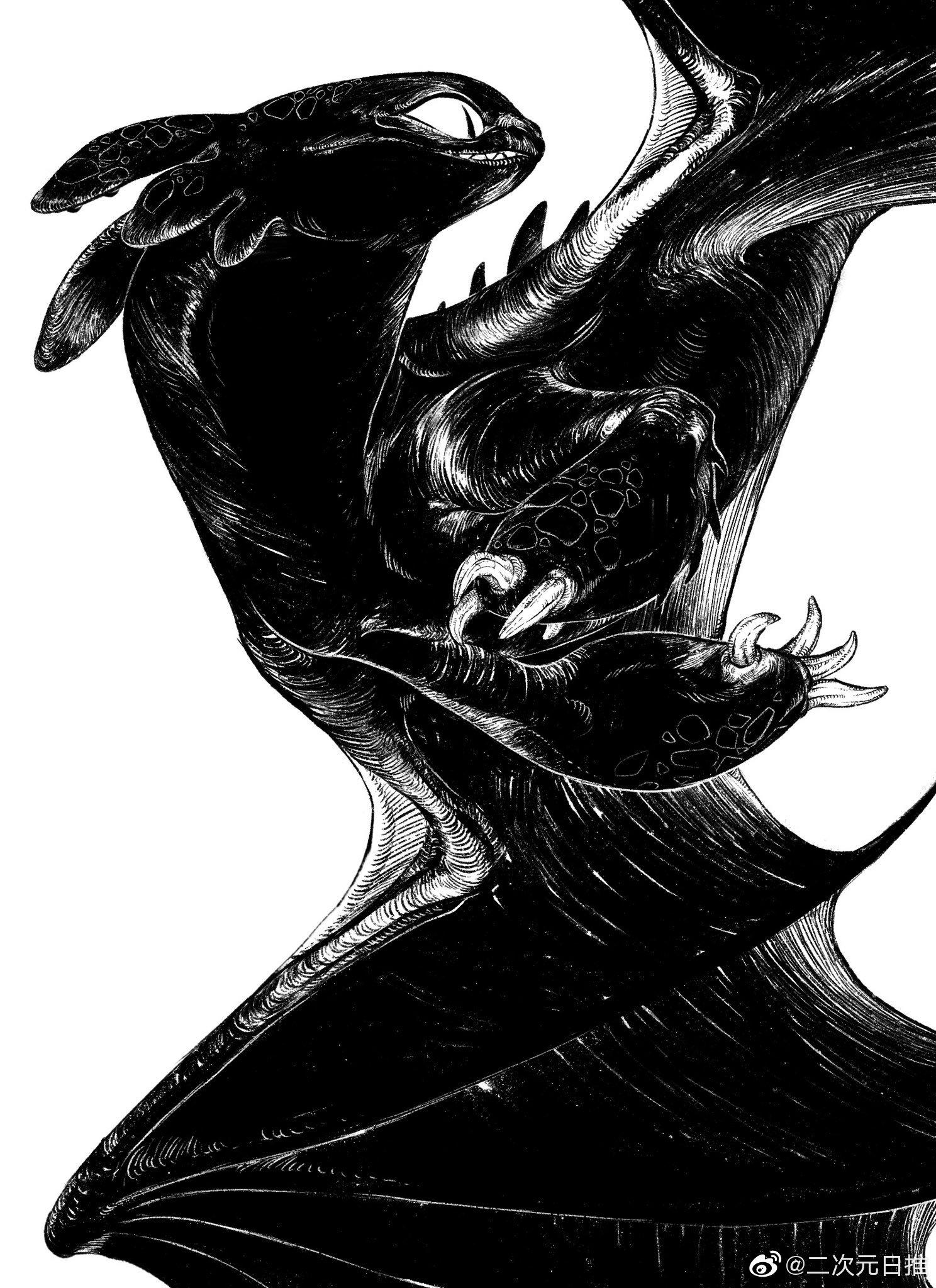 这是被毒液附身对无牙仔 好萌呀 ( _ke_da_ma_)