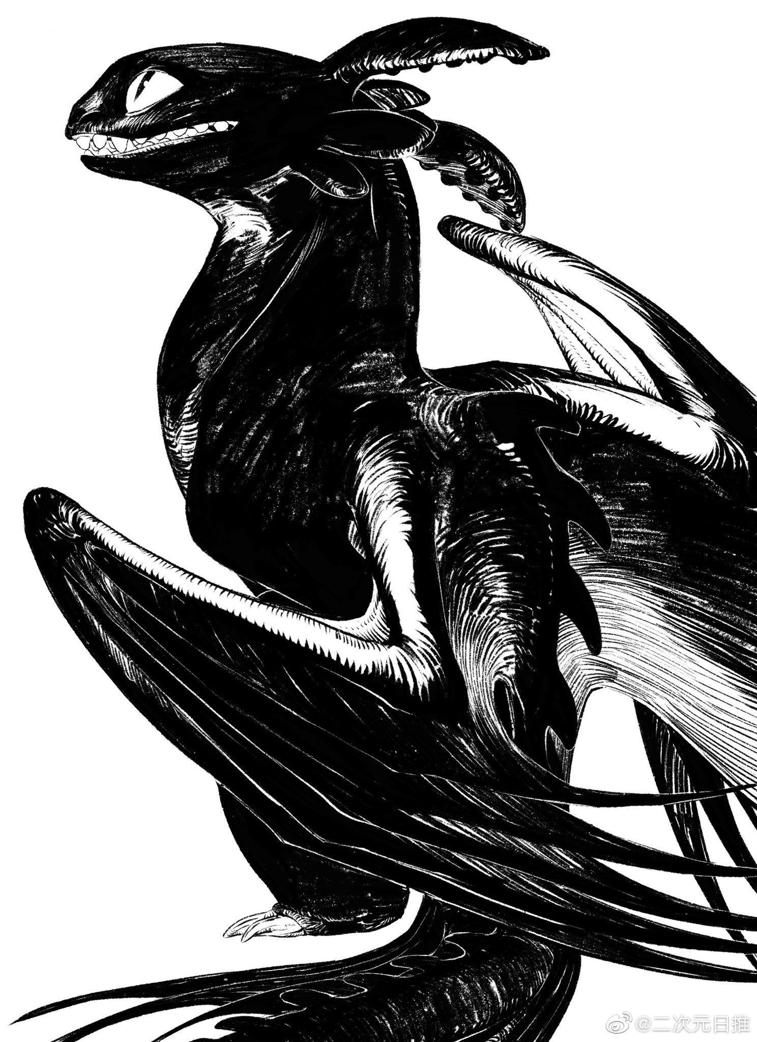 这是被毒液附身对无牙仔 好萌呀 ( _ke_da_ma_)