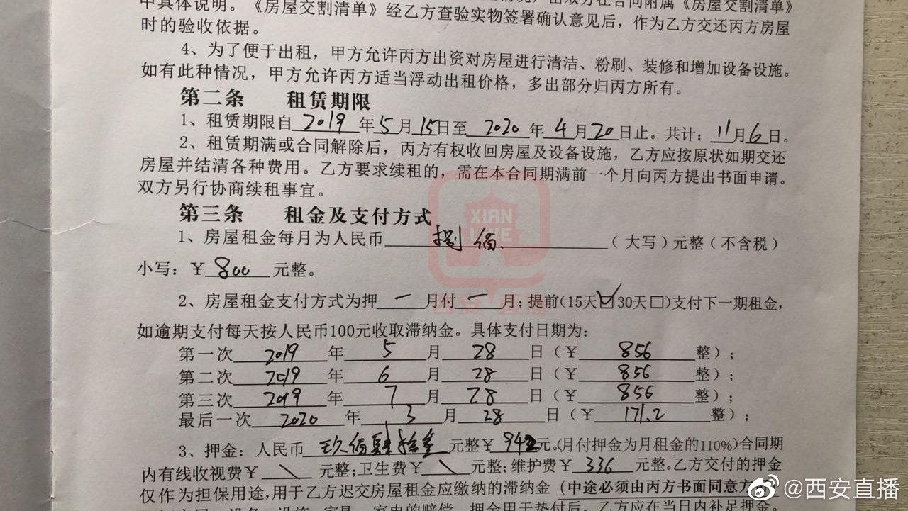 网友"小王"来稿称:人在,租房纸质合同写的是4月20号到期