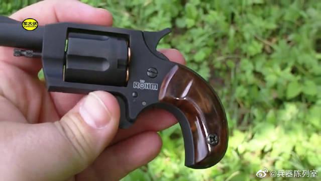 史密斯韦森617左轮手枪,点22lr小口径弹药供弹10发,靶场实测