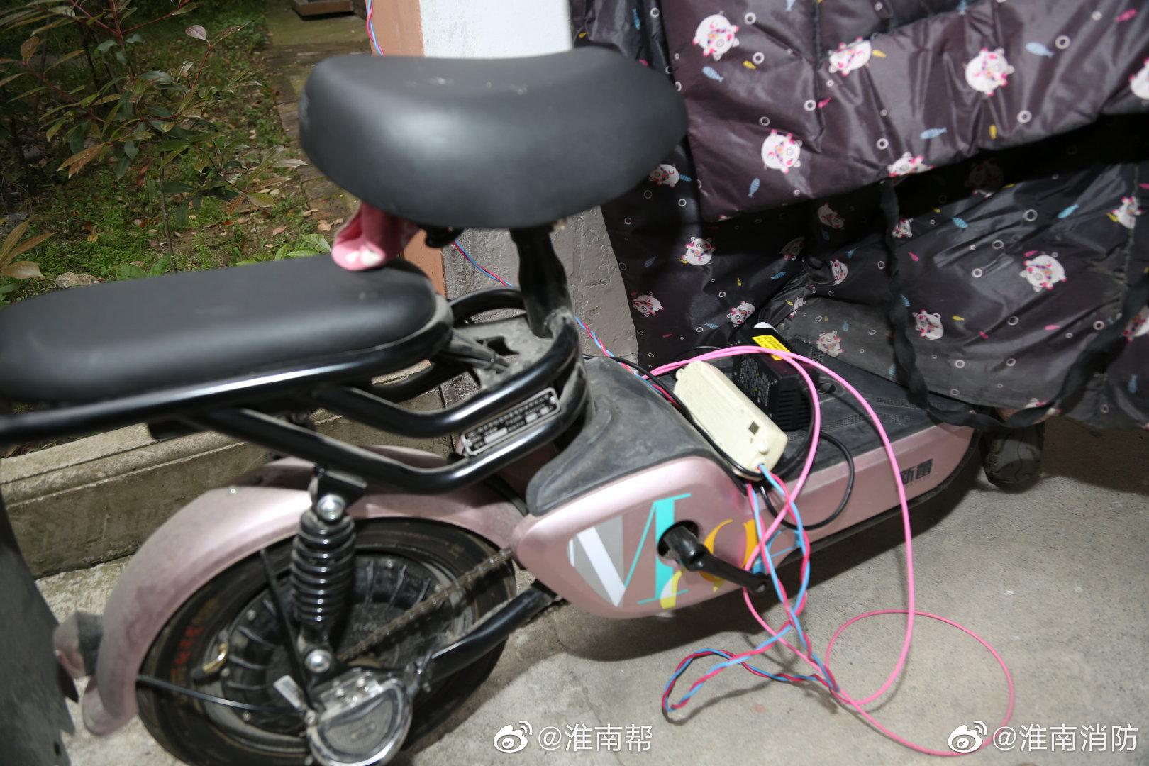 淮南支队联合多部门开展住宅小区电动车飞线充电集中整治行动