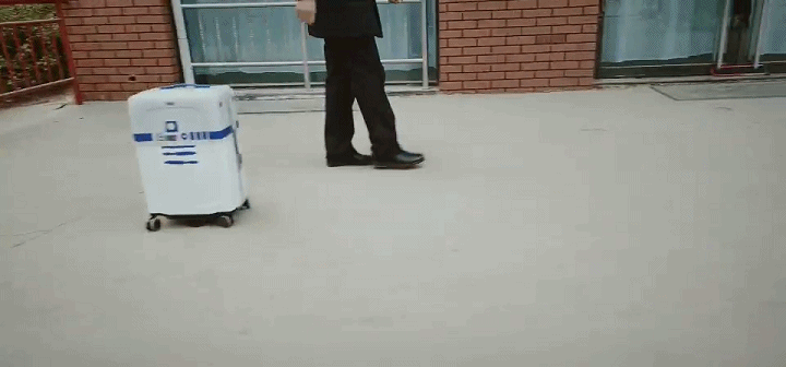 一路跟隨箱伴——靈動OVIS側面跟隨行李箱_新浪眾測