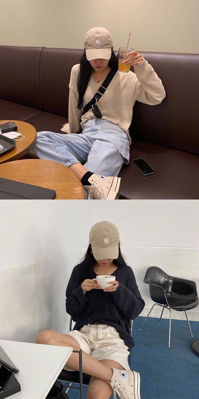 时尚单品棒球帽搭配参考