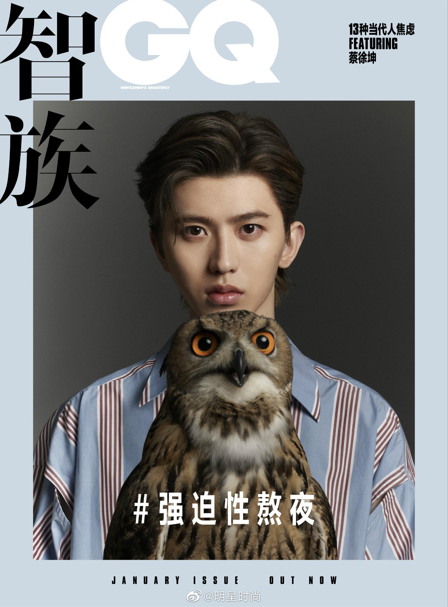 蔡徐坤 《智族gq》2020年1月刊,集齐13种当代人焦虑
