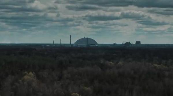 航拍切尔诺贝利野火之后：大片森林被烧毁