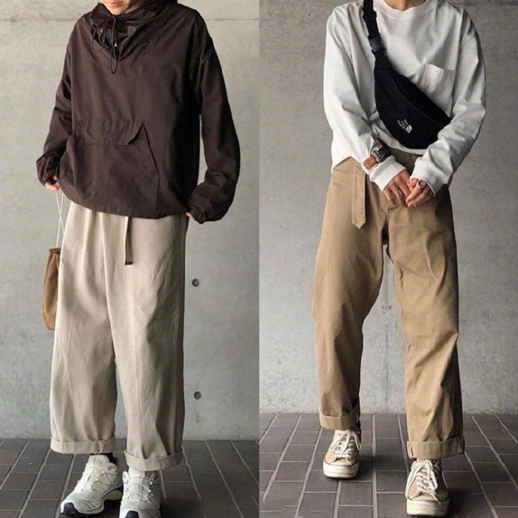 日式宽松休闲风男生穿搭,适合走慵懒风格的男孩子