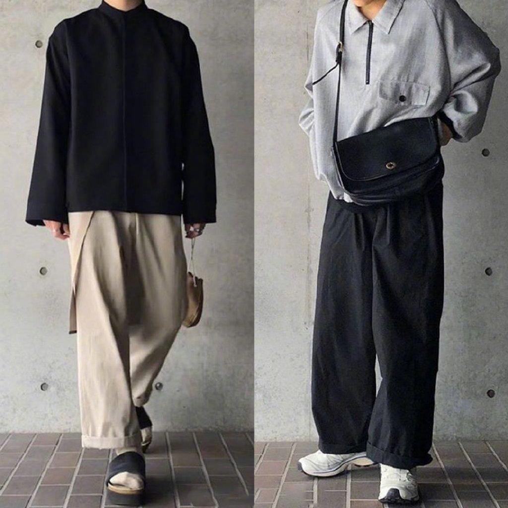 日式宽松休闲风男生穿搭,适合走慵懒风格的男孩子