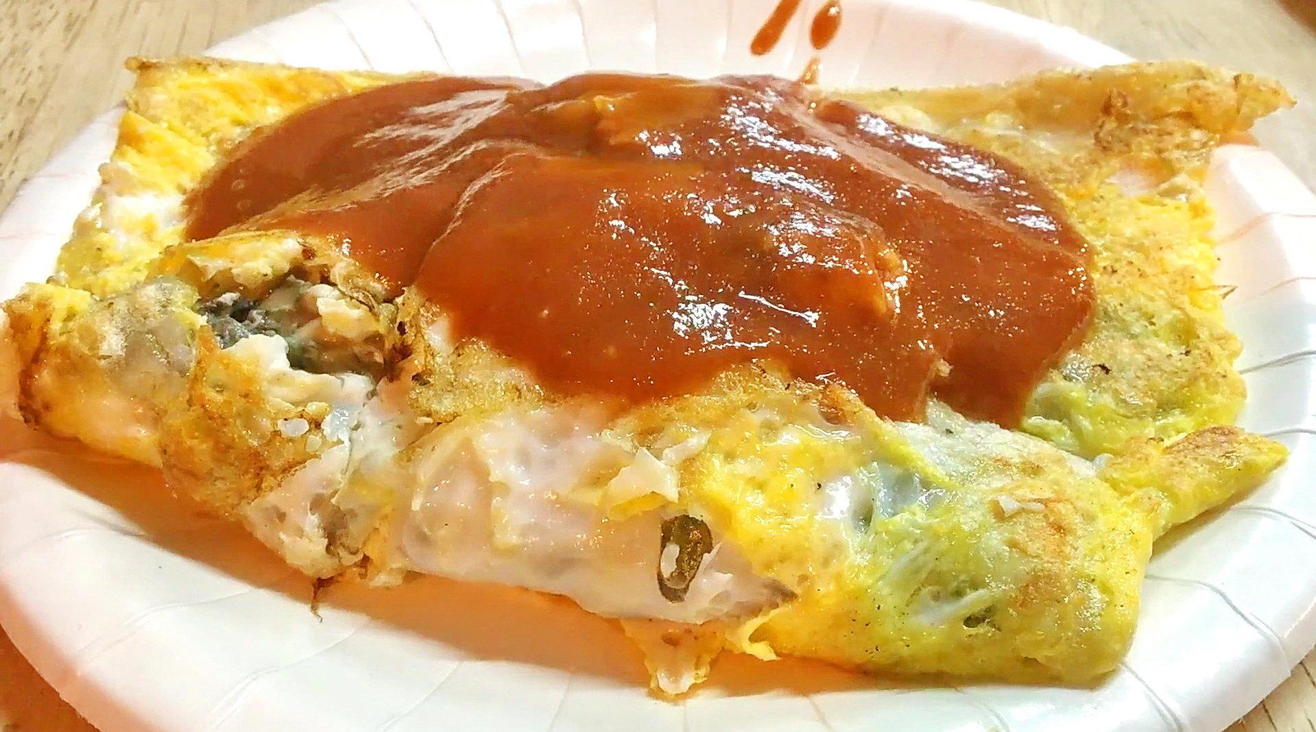 台湾蚵仔煎,是经典福建小吃的传承发展,美味独特