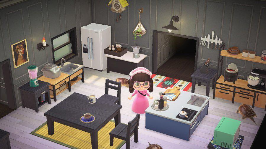 收集的动森厨房装修秀第二辑给姐妹们参考一下