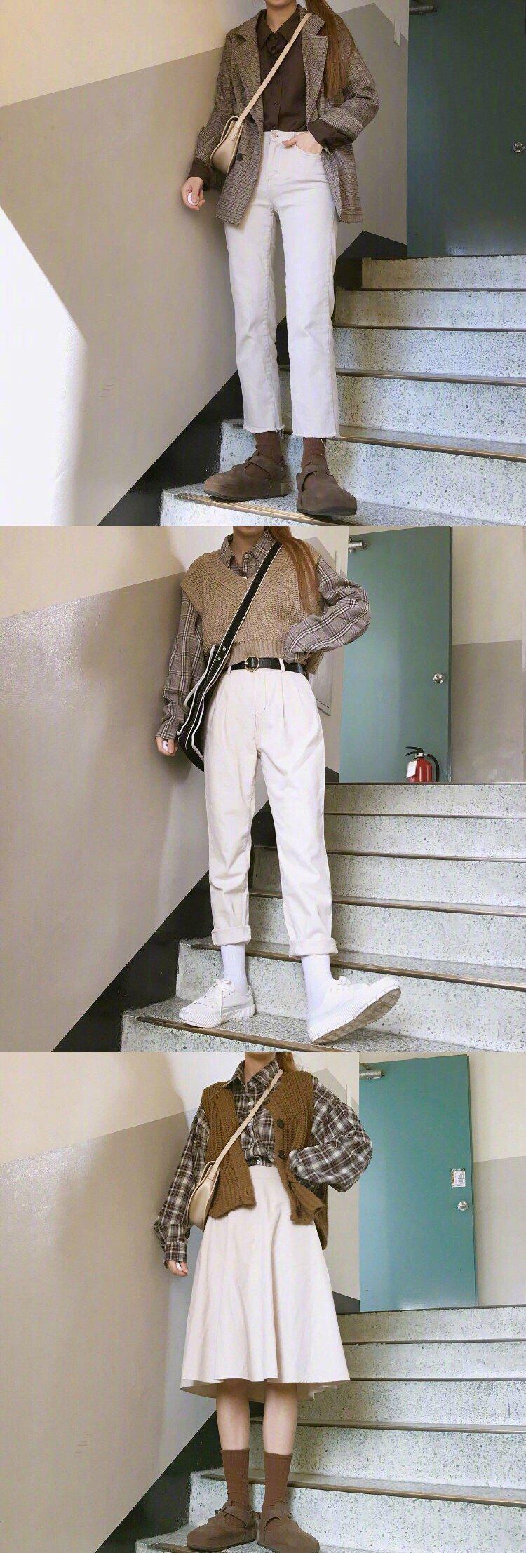 春季俏皮可爱的少女学院风穿搭