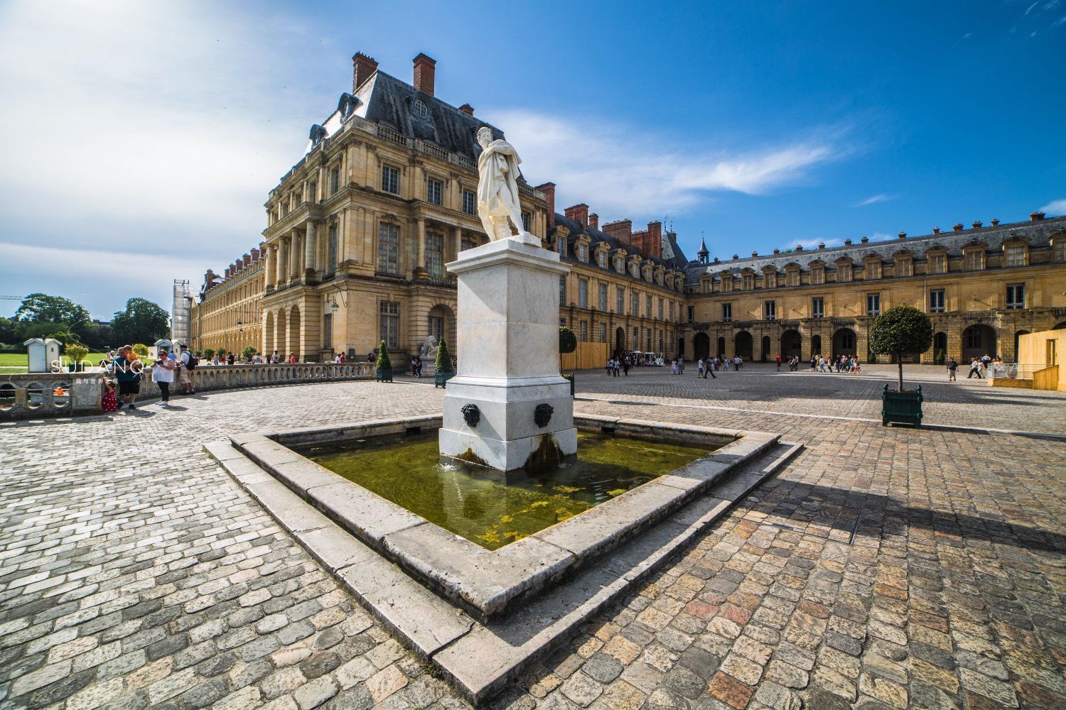 枫丹白露宫作为法国最大的王宫之一