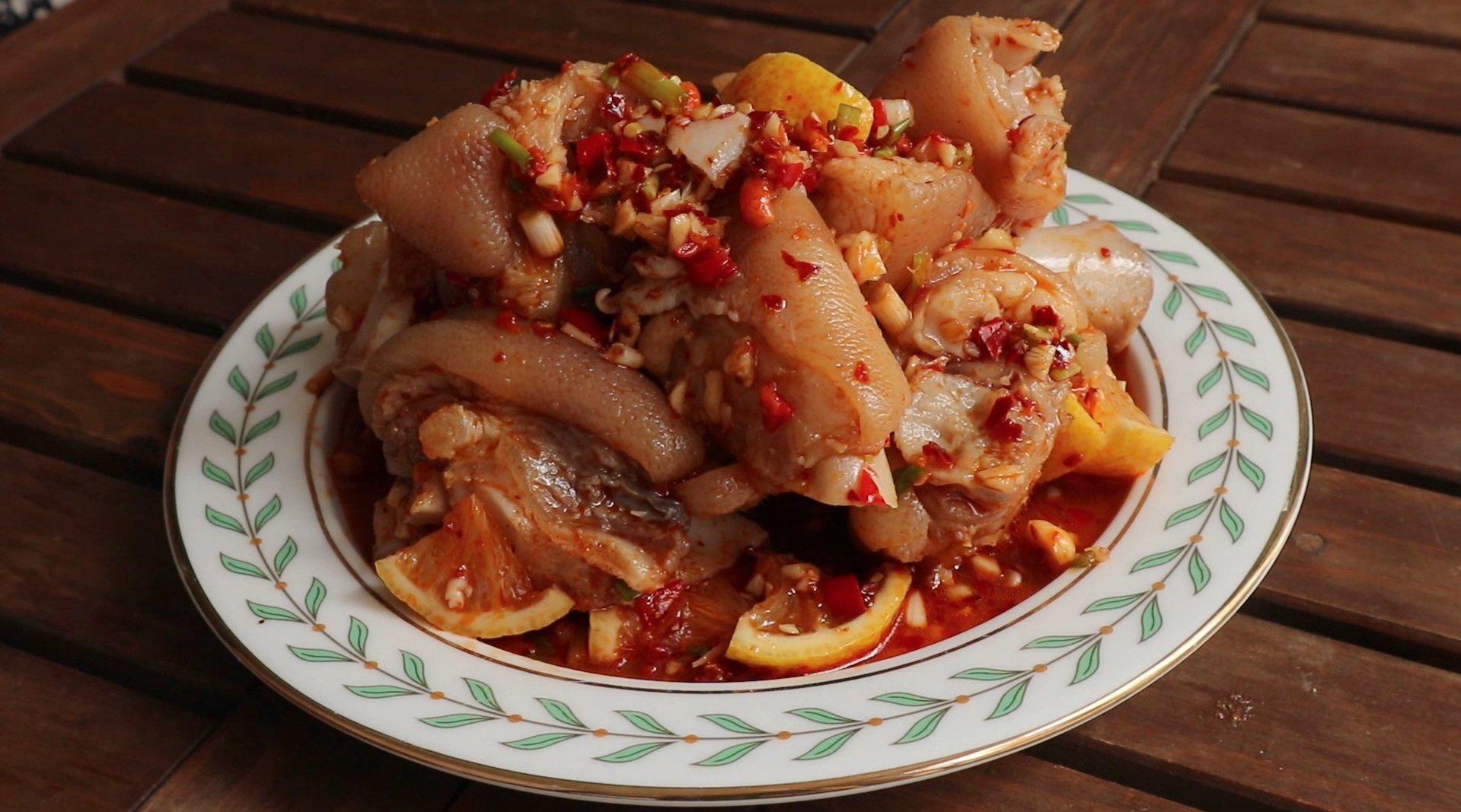 夏天一定要试试这道又酸又辣又q弹的柠檬猪蹄