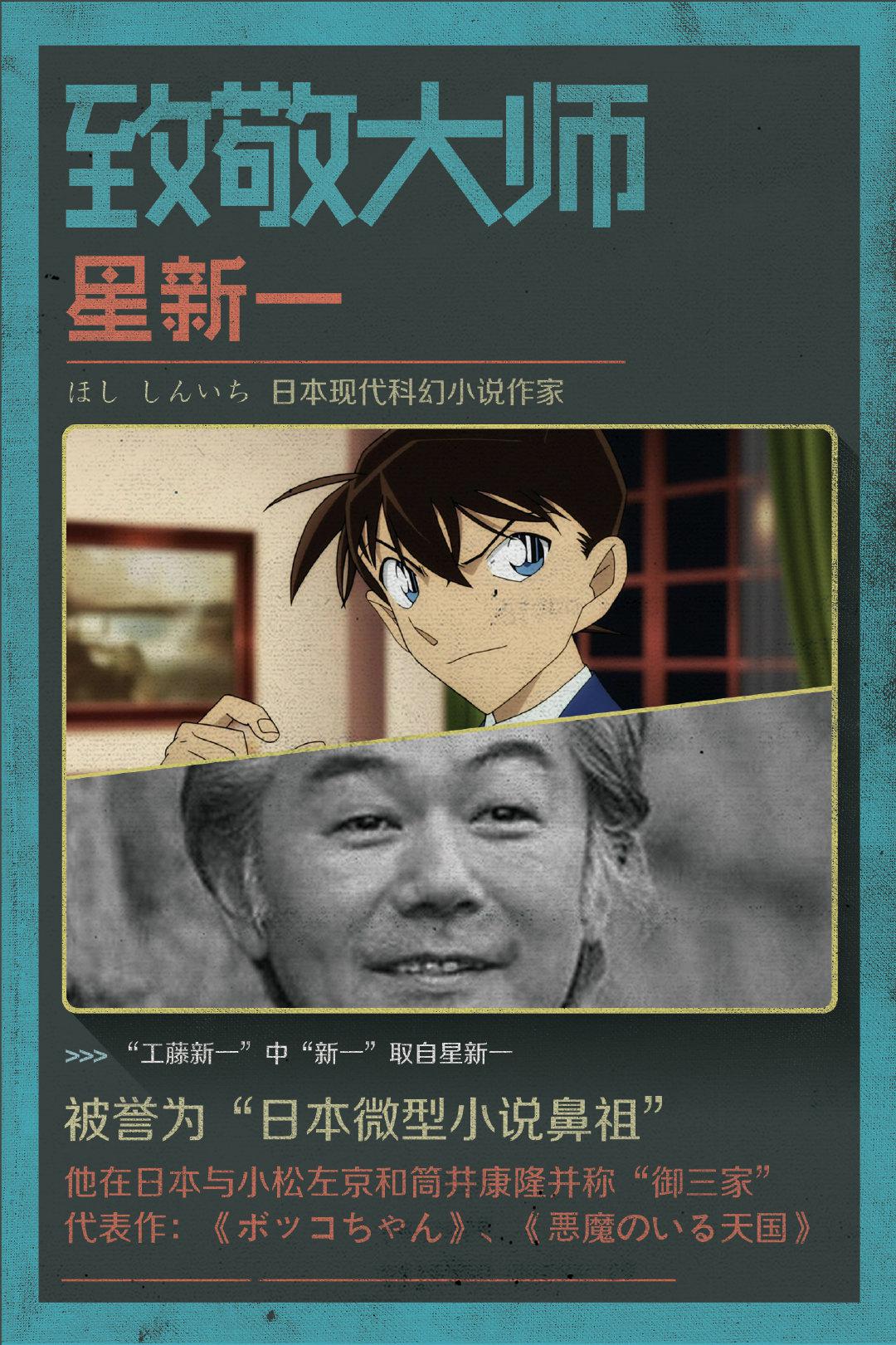 星新一:柯南致敬的日本著名科幻小说家!