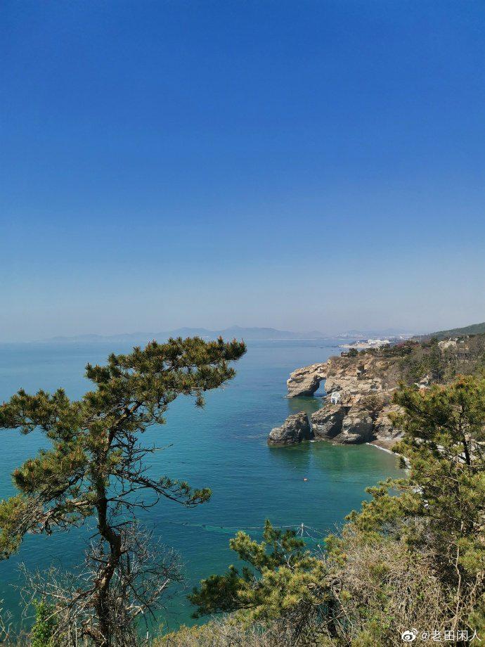 高处看海别样风情山海之间美景如画摄影老田闲人摄于