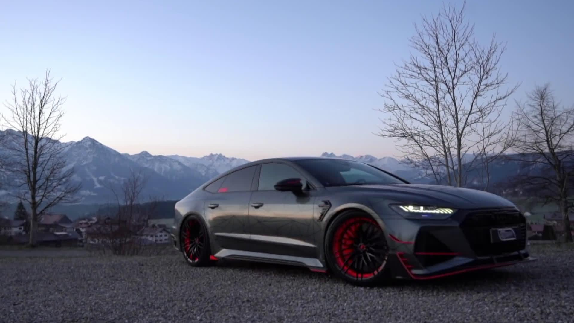 2020 audi rs7-r sportback 740hp 戴好耳机哦