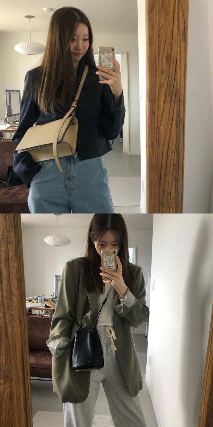 韩国欧尼的夏日对镜自拍穿搭图集