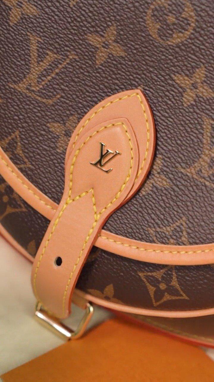 lv tambourin 老花斜挎包开箱速递