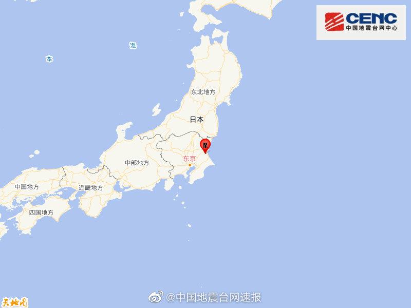 北青网综合日本本州岛发生5.1级地震 震源深度100千米