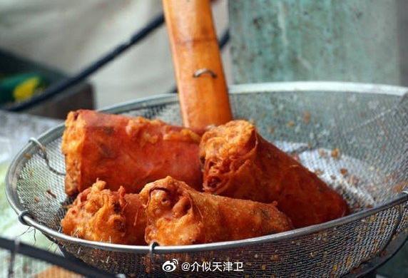 在天津,有一种美食和春卷很像,那就是卷圈……_新浪新闻