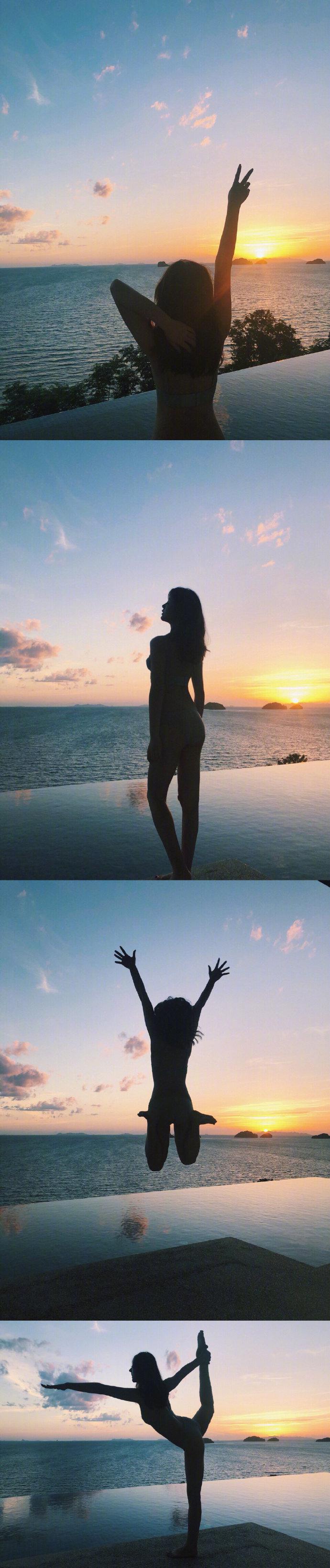 海边拍照姿势get!拒绝一成不变的游客照