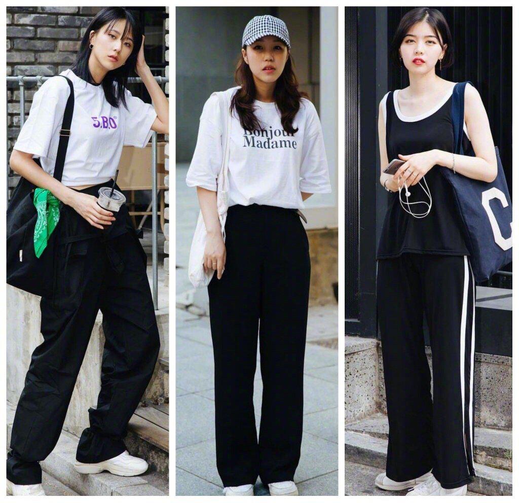 韩国小姐姐夏季街头穿搭参考