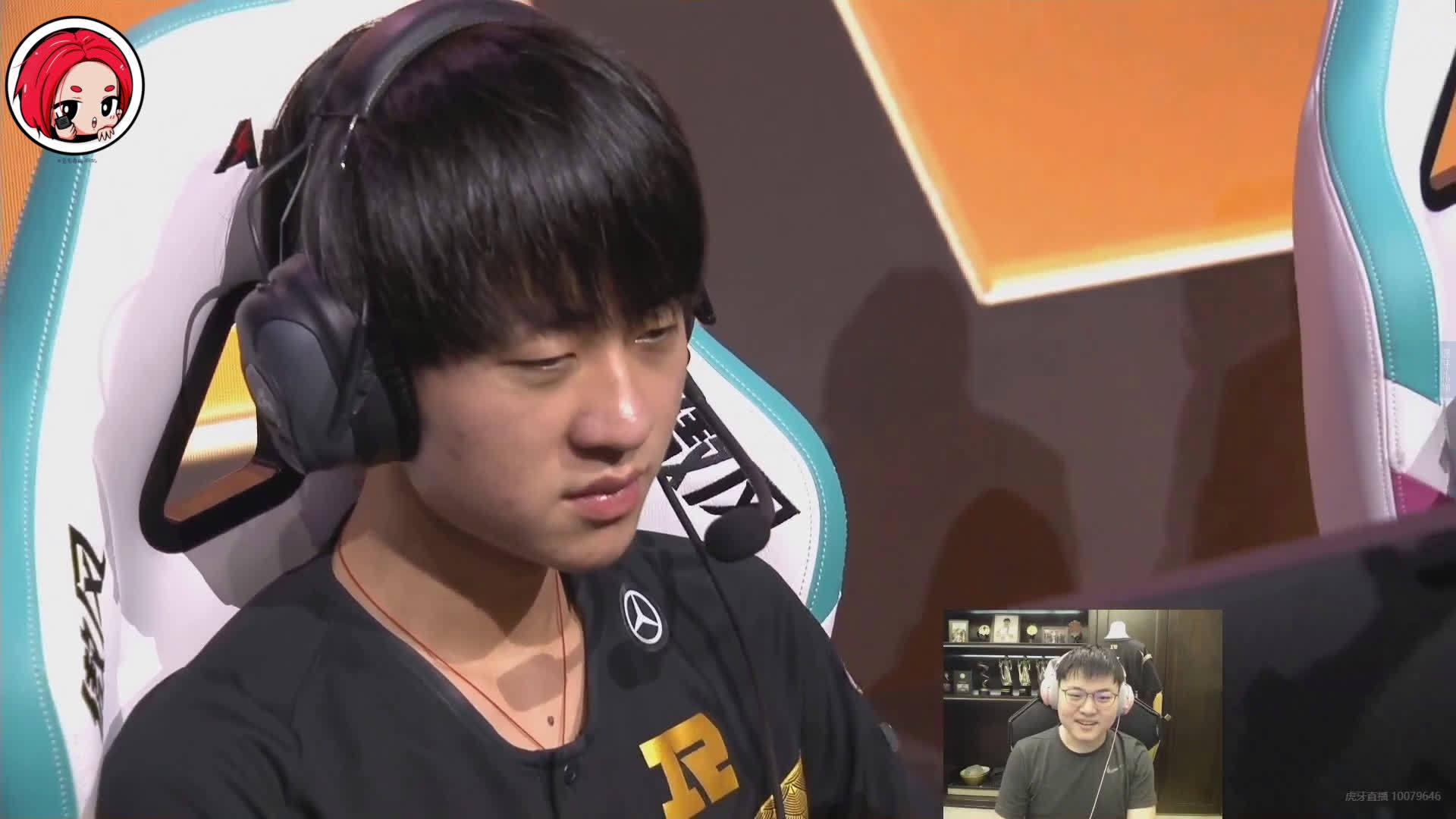 uzi解说rng比赛:李元浩打完这把还能这么开心我就放心了