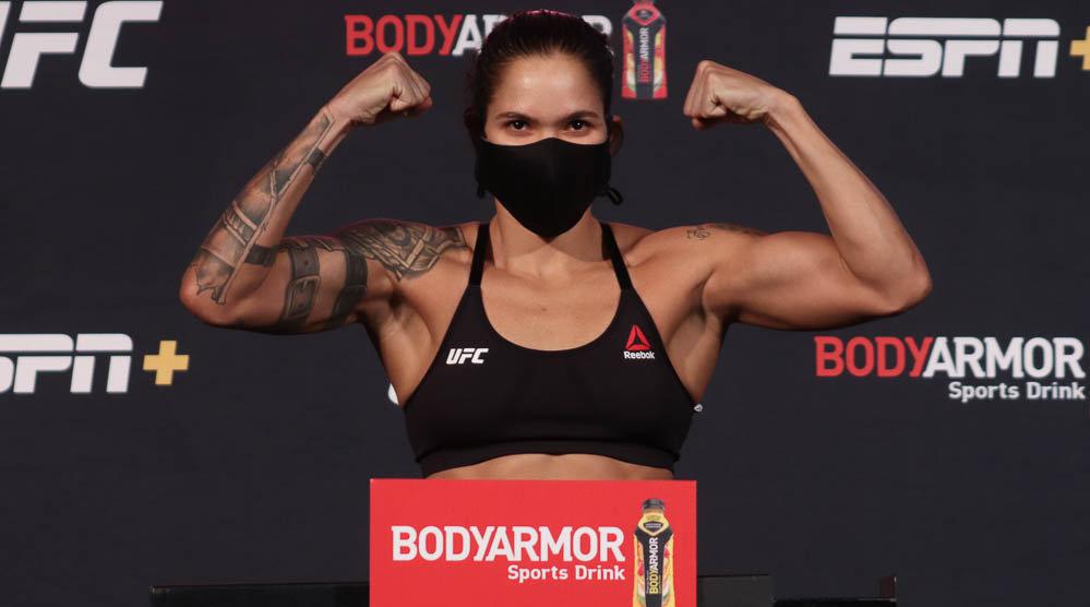 ufc250称重,努涅斯145磅,斯宾塞144.5磅,过关