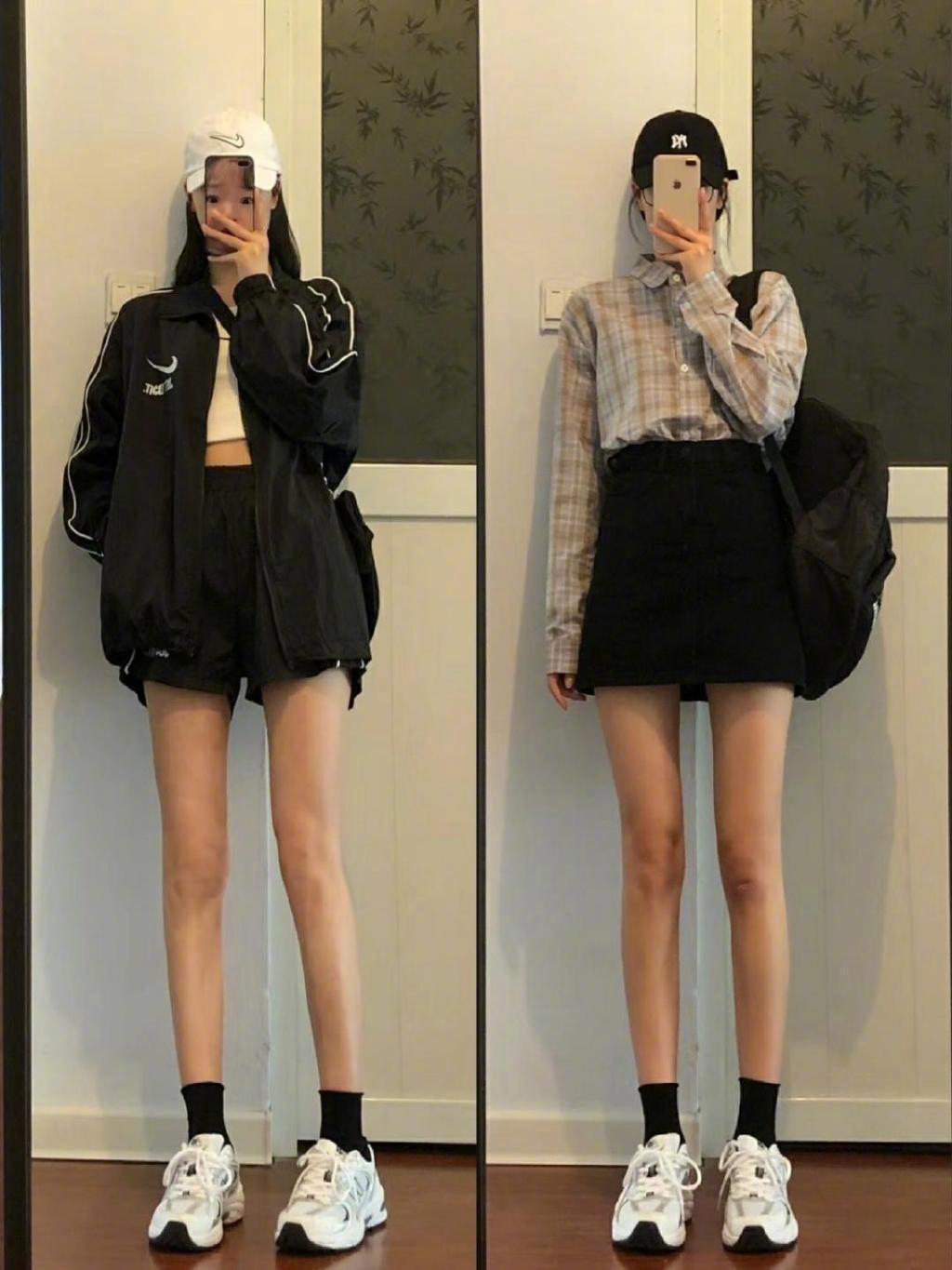 超显腿长的女生裤装穿搭示范,高个子女孩穿高腰裤真的太好康了!