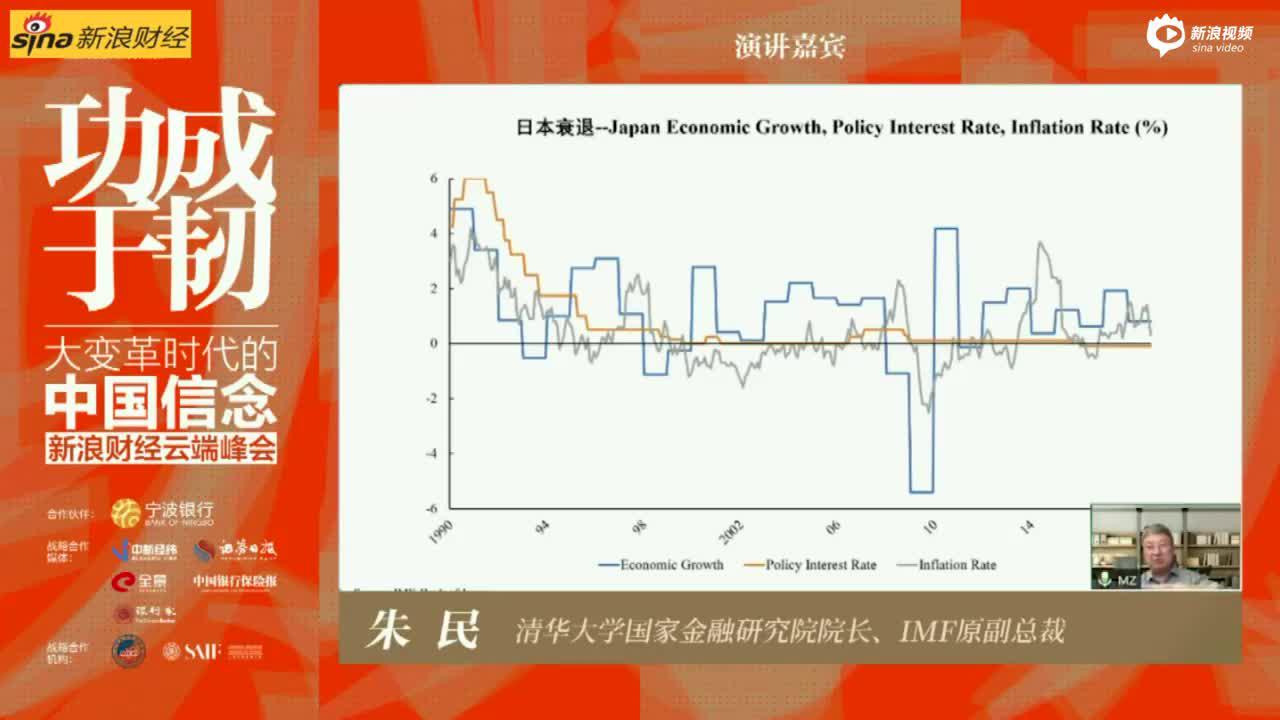 视频丨朱民：负利率时代 世界经济正在进入“日本式衰退”