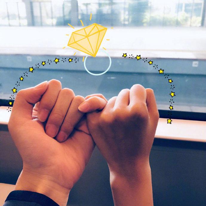 情侣拍照手势合集