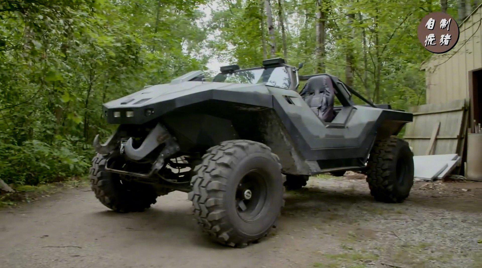 光环粉丝神还原疣猪车 halo fan builds a real life warthog