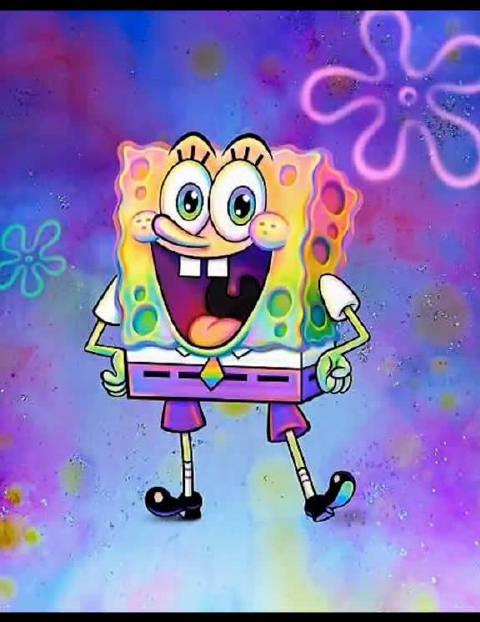 彩虹版海绵宝宝形象公开,该来的还是来了,海绵宝宝出柜了!