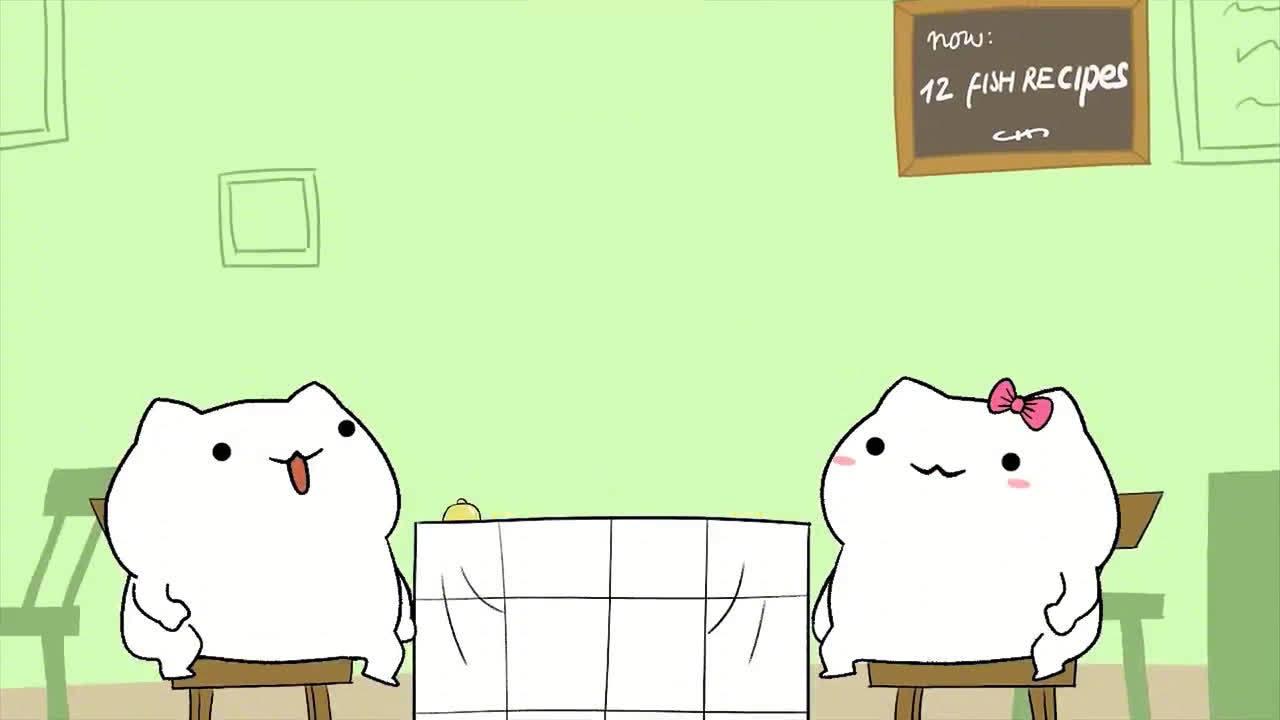 当沙雕猫作者からめる遇上bongo cat…… 一个猝不及防