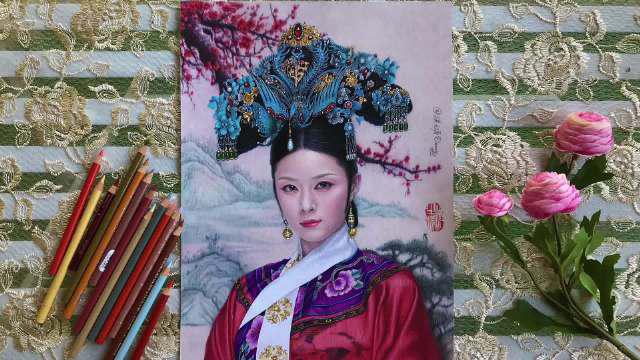 这个华妃画得有点久!选择的蒋欣华妃的定妆照也是个迷!