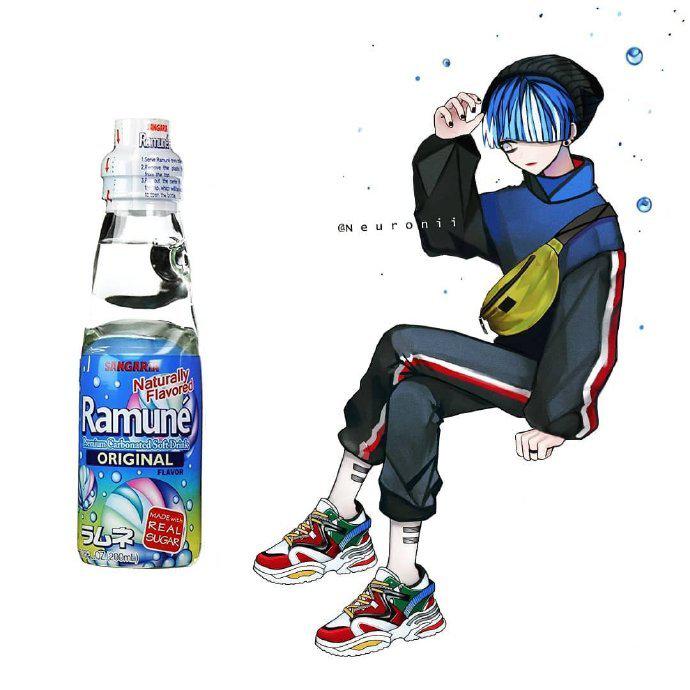 外国插画师把各种饮料进行了拟人化