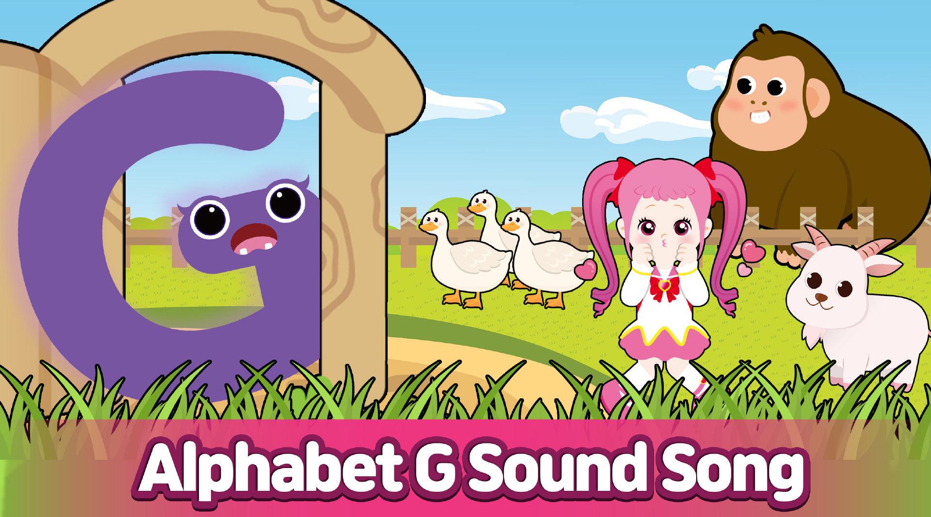 carrie 凯利英语自然拼读法之字母g g~gate glasses girl