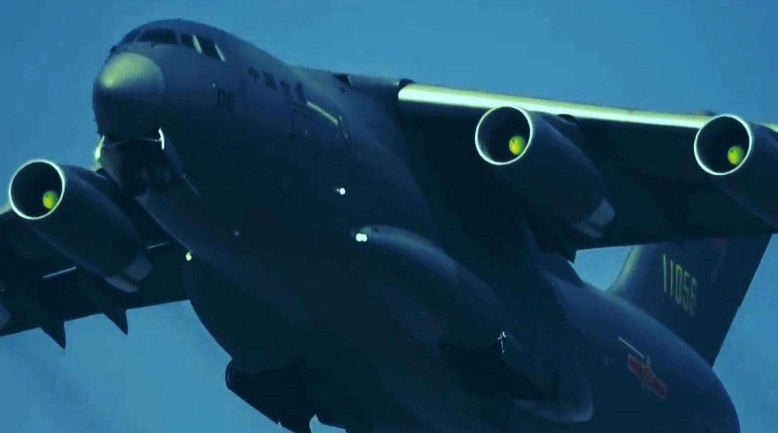 中国空军鲲鹏运-20宣传视频,高燃镜头让人热血沸腾!