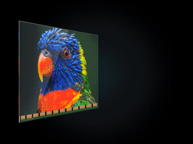 ▲ 小米透明电视屏幕结构拆解