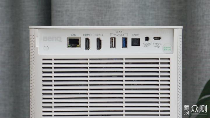 明基gk100投影测评:茶几上的4k