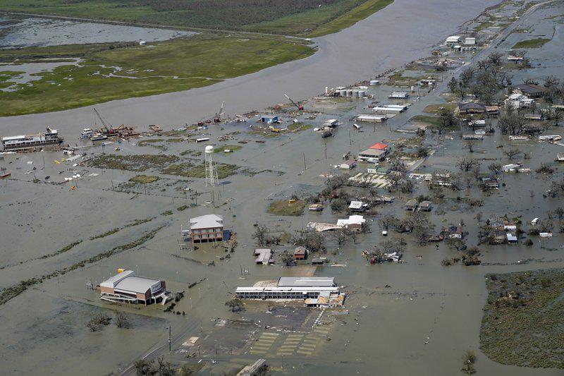 “劳拉”飓风导致路易斯安娜州部分地区受灾