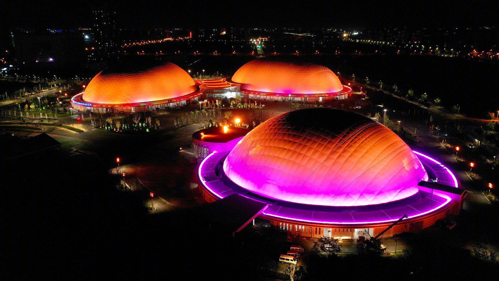 视频新地标三颗珍珠点亮淄博数十万人来打卡