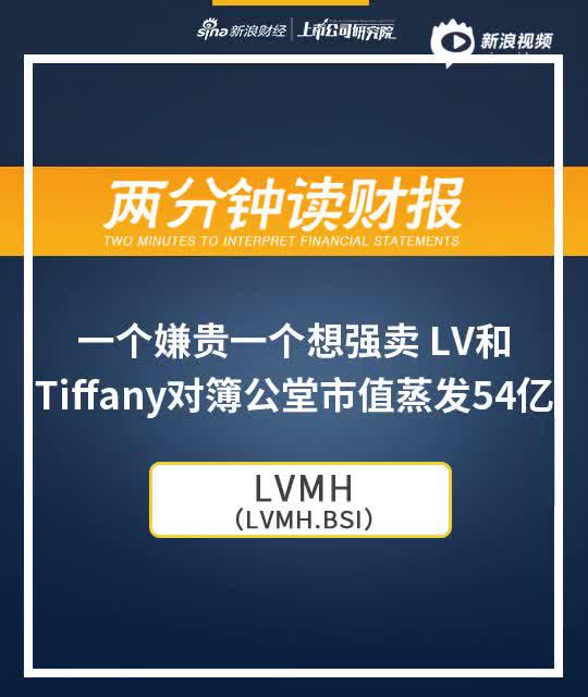 2分钟读财报|LV千亿收购Tiffany告吹 后者起诉欲强卖
