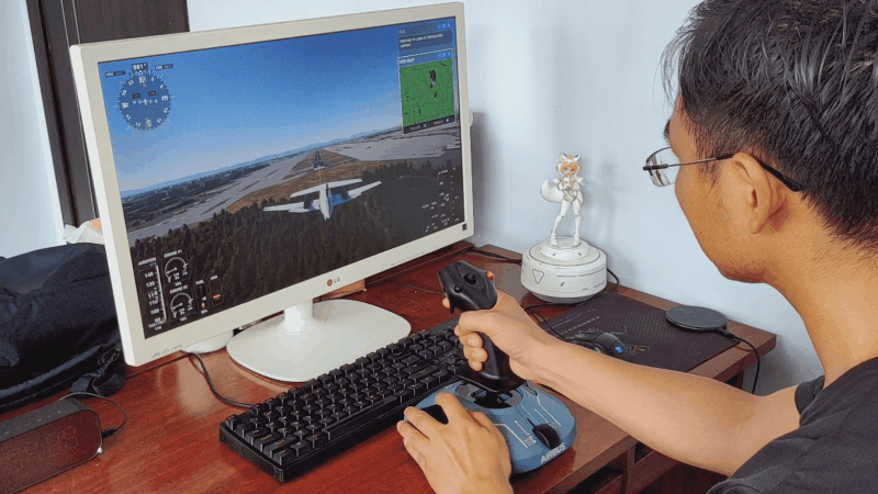 從模擬飛行到空戰遊戲-圖馬思特TCA飛行搖杆_新浪眾測