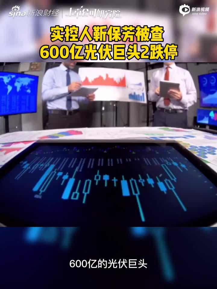2分钟读财报|实控人靳保芳被查 600亿光伏巨头2跌停