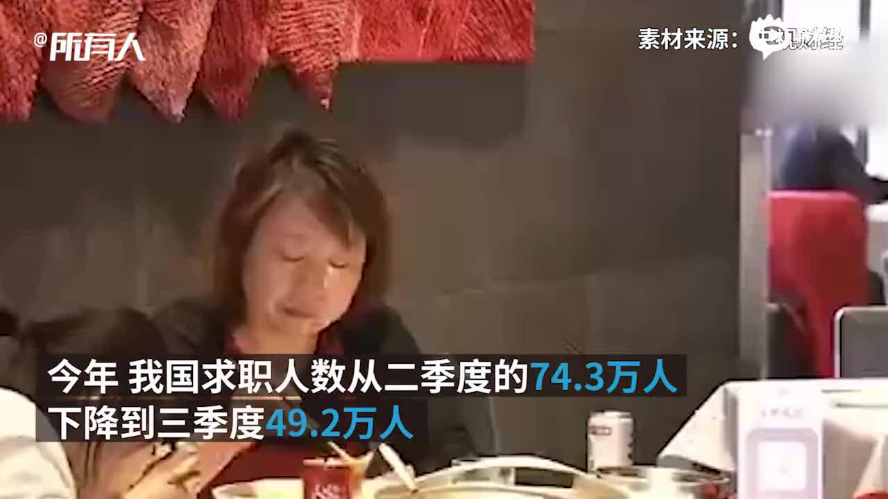 第三季度100个短缺职业排行榜发布 前三名都来自服务业